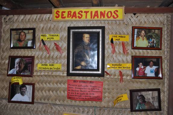 Exibição no Memorial de Dom Sebastião, na Ilha de Lençóis, nas Reentrâncias Maranhenses - MA